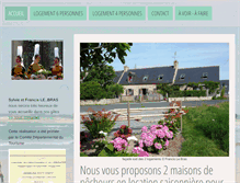 Tablet Screenshot of lebras-locationpenmarch.fr